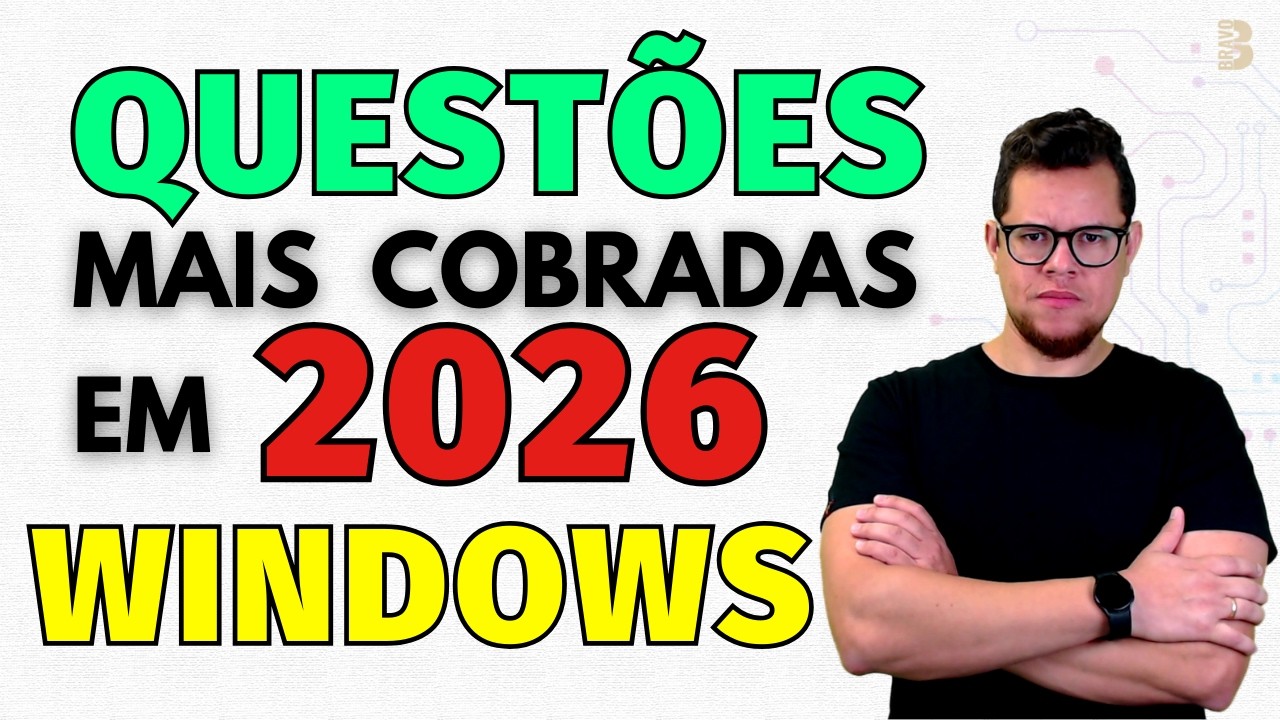 Questões de Informática para Concursos Mais cobradas 2026