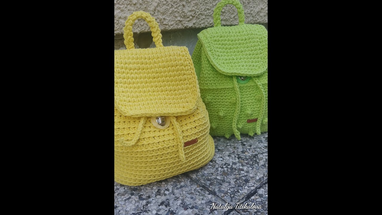 Gehäkelter Rucksack Teil 1.
