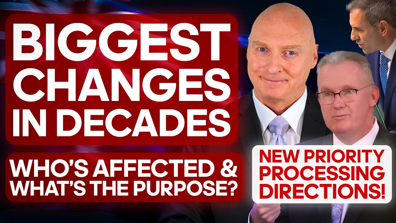 Australian Immigration News. The biggest changes in decades + new priority processing directions!