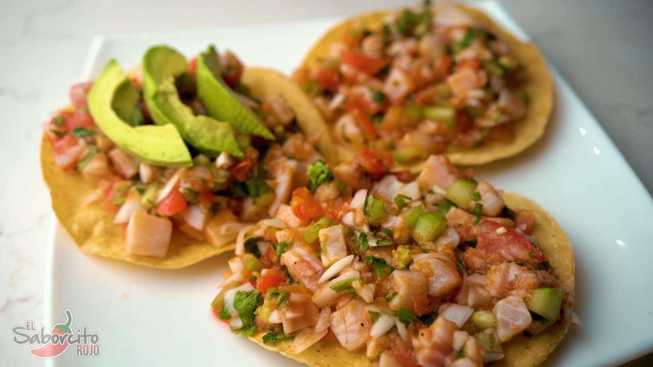 Ceviche de Pescado con Catsup - 