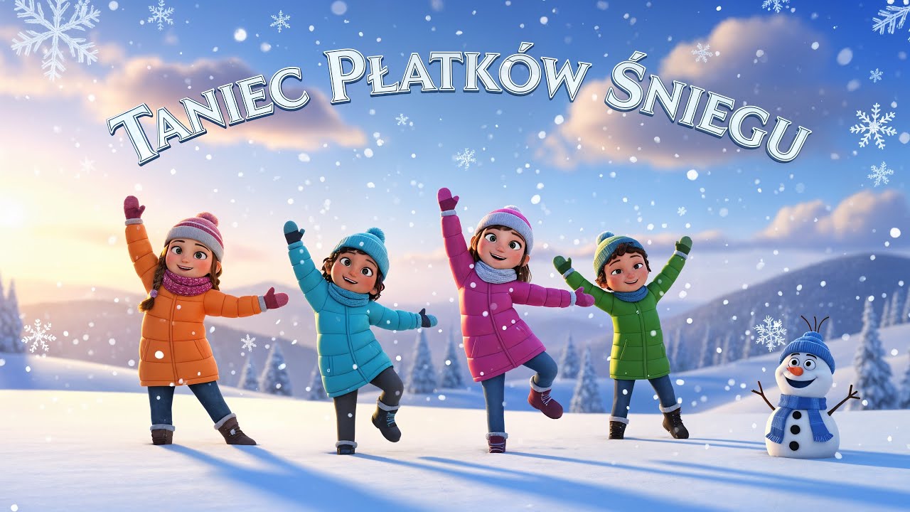 ☃️ Taniec Płatków Śniegu – Zimowa Piosenka dla Dzieci! ❄️