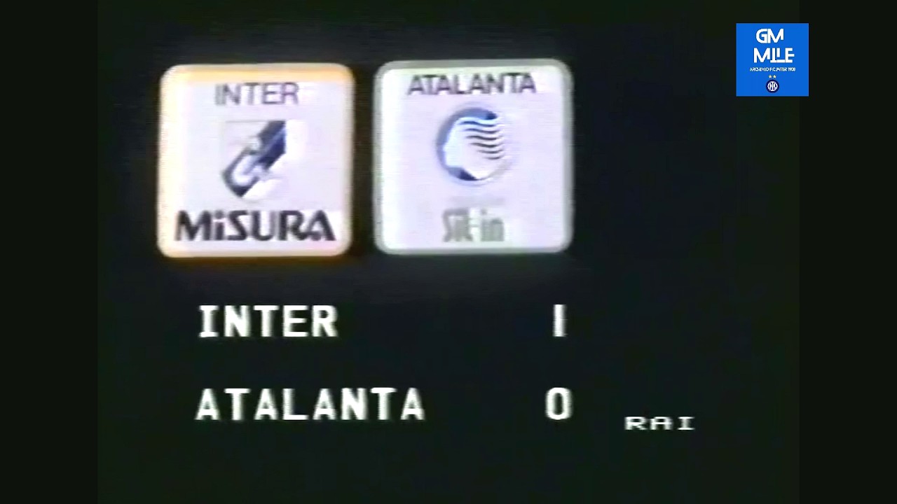1984-85 (16^ - 20-01-1985) INTER-Atalanta 1-0 [Sabato] Servizio D.S.Rai