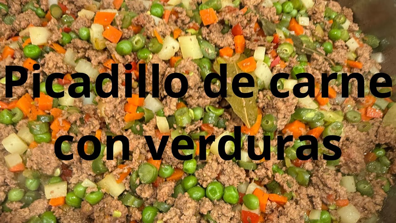 Rico picadillo de carne