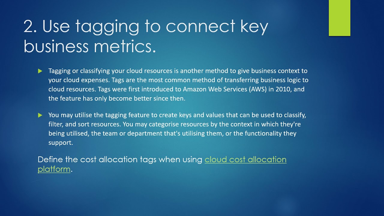 Cloud Cost Allocation