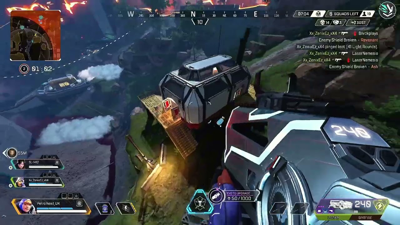 Dropping 20 bombs and 4k (FLUKE) on Wattson in Apex Legends Wildcard Mode #apexlegends #apex