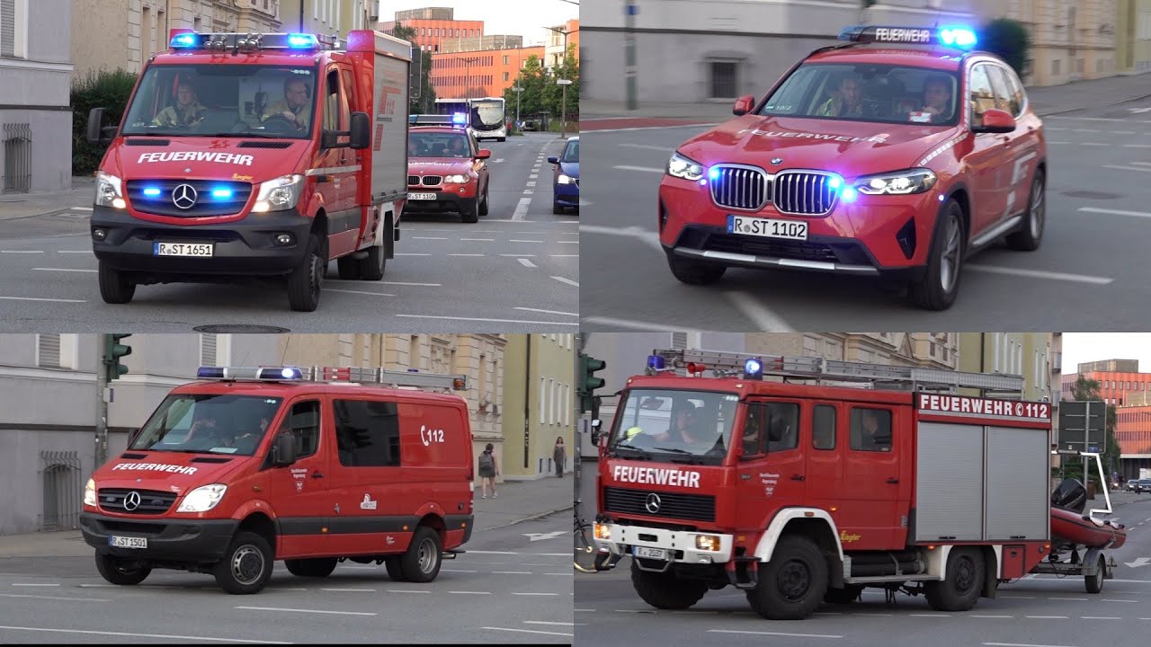 WASSERRETTUNGSZUG MIT NEUEM KDOW!  - Berufsfeuerwehr Regensburg