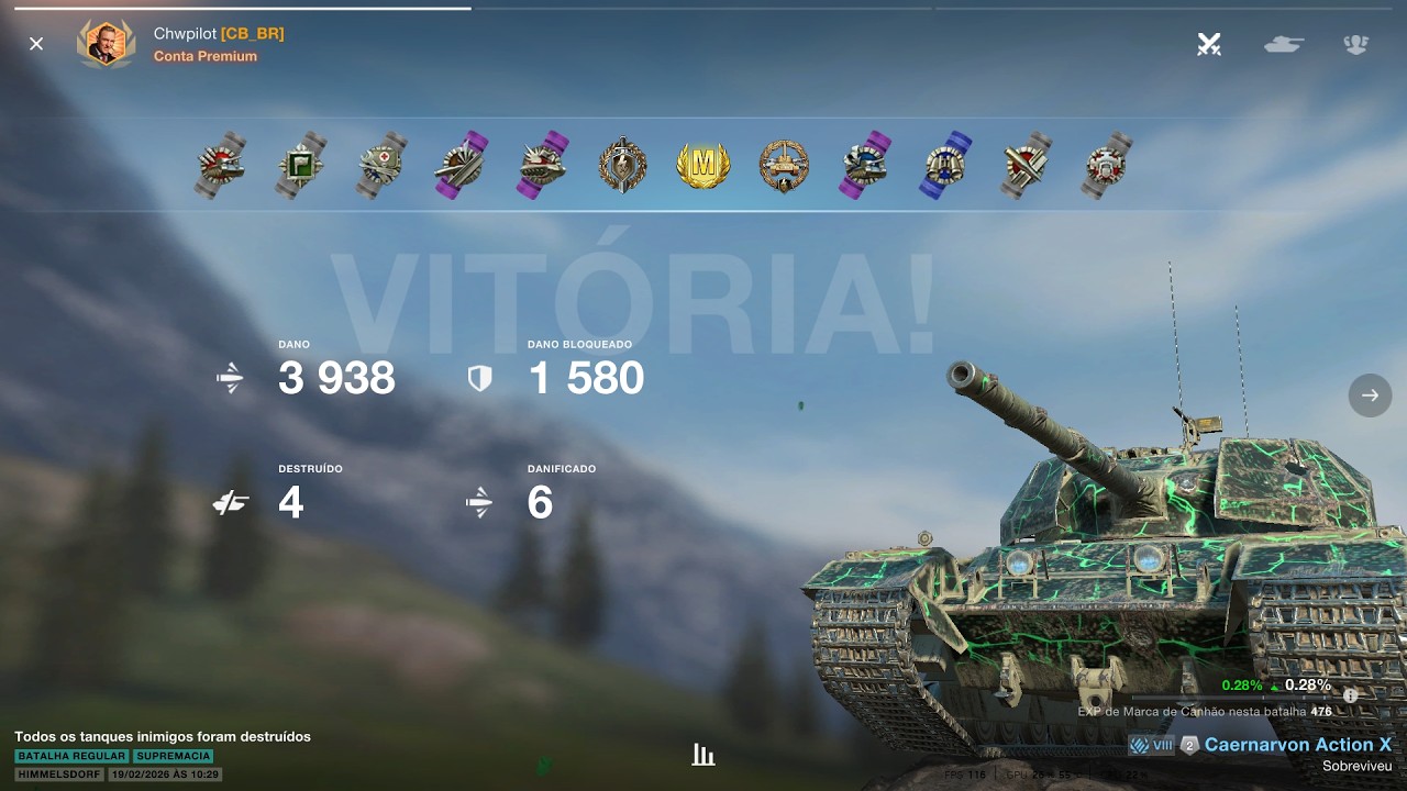 Caernarvon Action X - Uma metralhadora chamada Action X