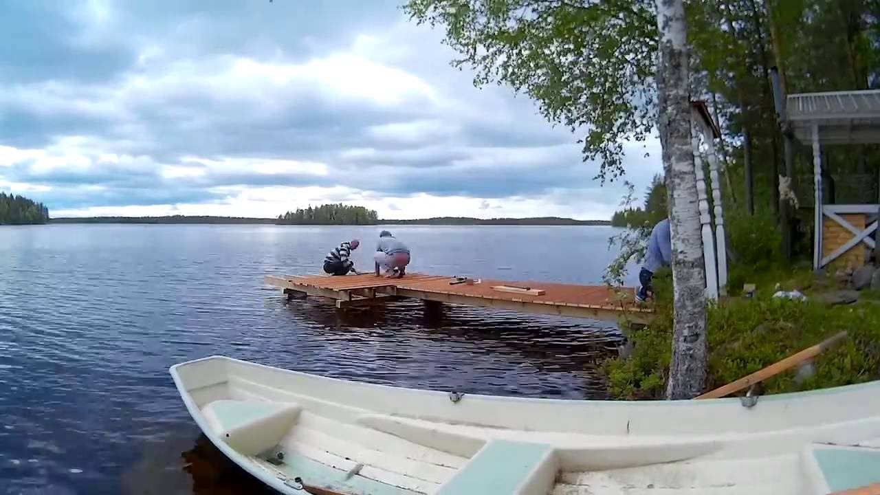 Laiturin rakentaminen