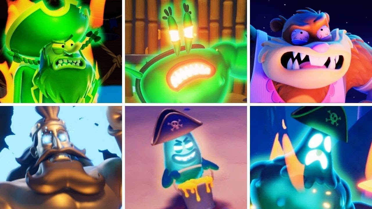 SpongeBob: Titans of the Tide - All Bosses (Season Pass included)
