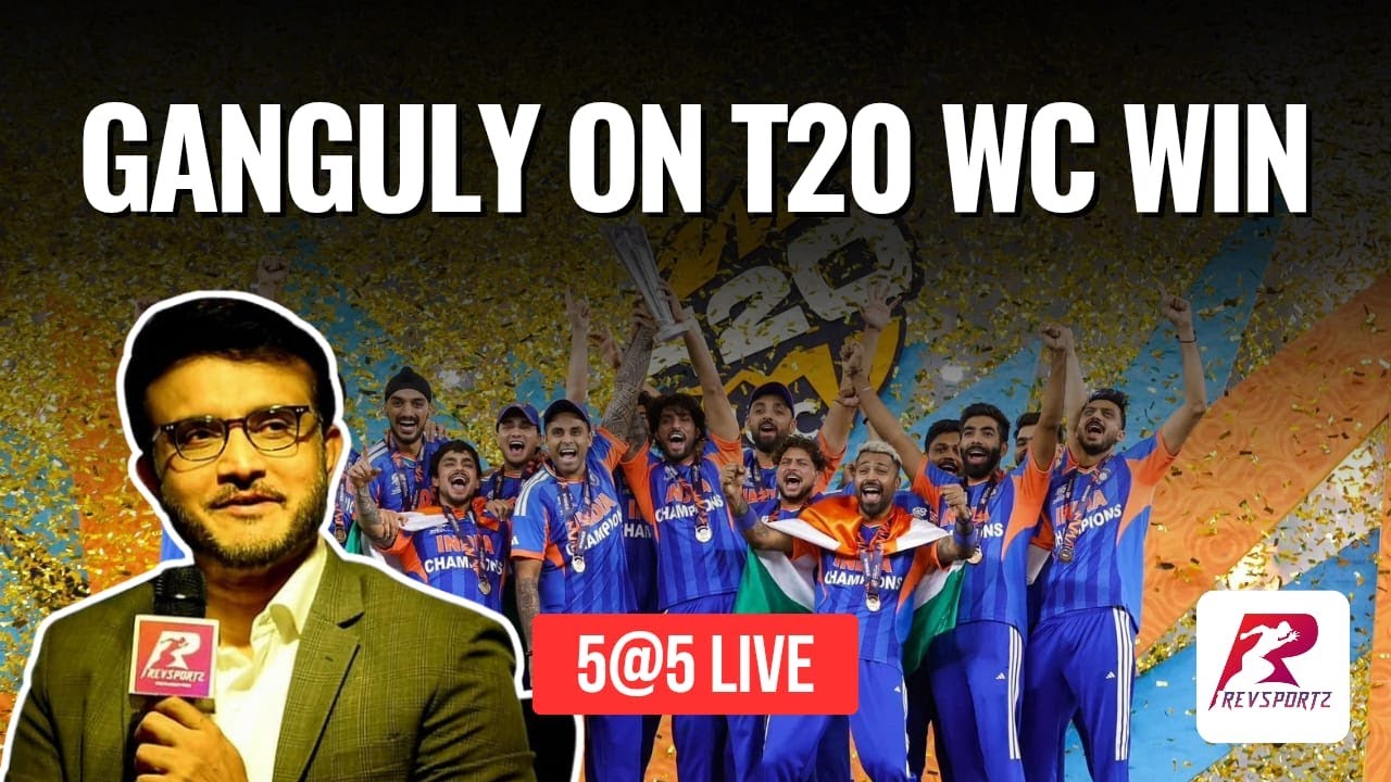 5@5: T20 WC Campaign wrap, Sourav Ganguly looks back on 2001 Australia series