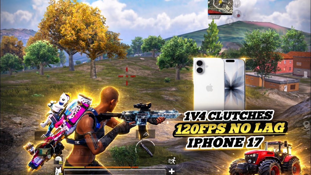 BEST CLUTCHES ( 1V4) /IPHONE 17/🔱 BGMI -PUBG 
