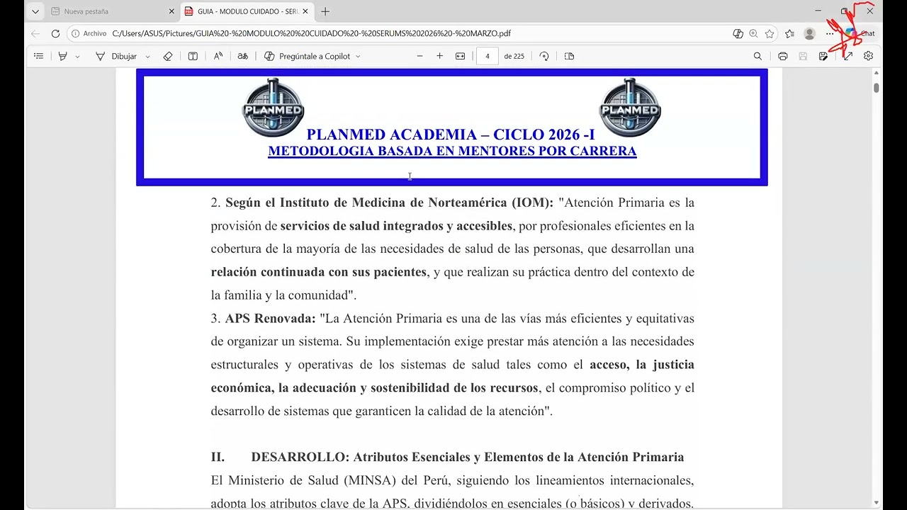 ATRIBUTOS DE LA APS Y MCI - SERUMS