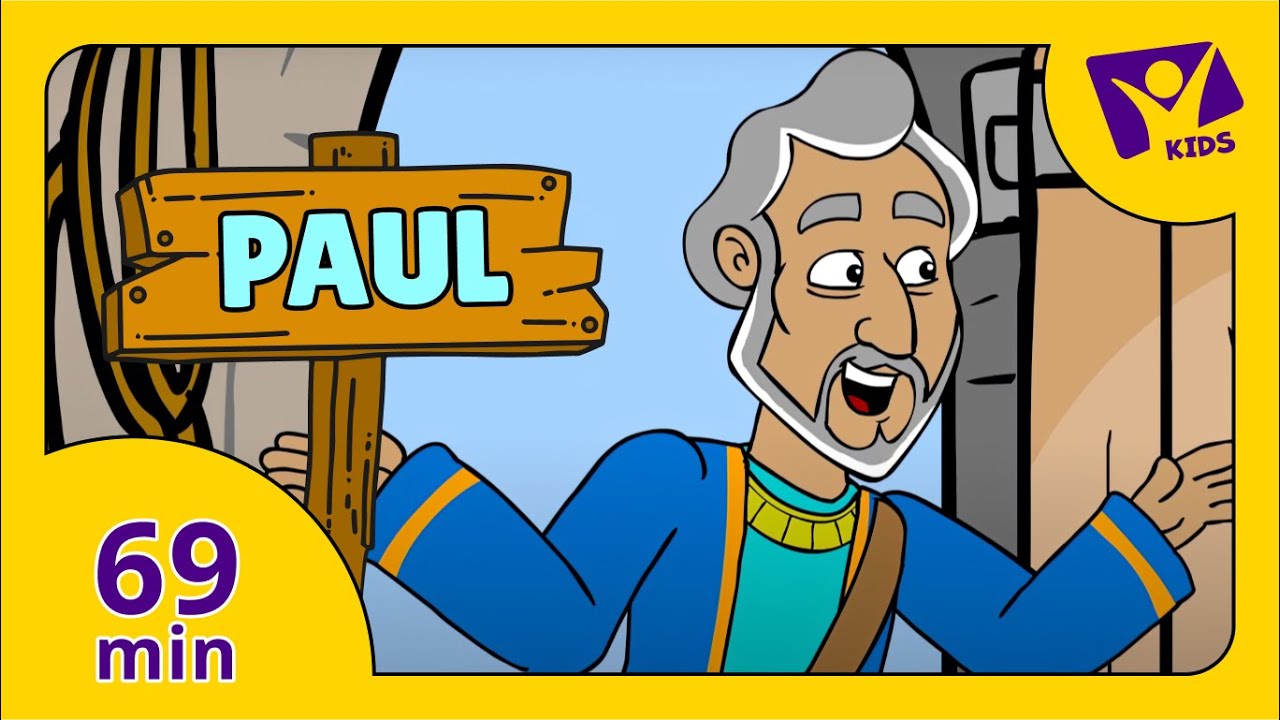 Story about Paul (PLUS 15 More Cartoon Bible Stories for Kids)