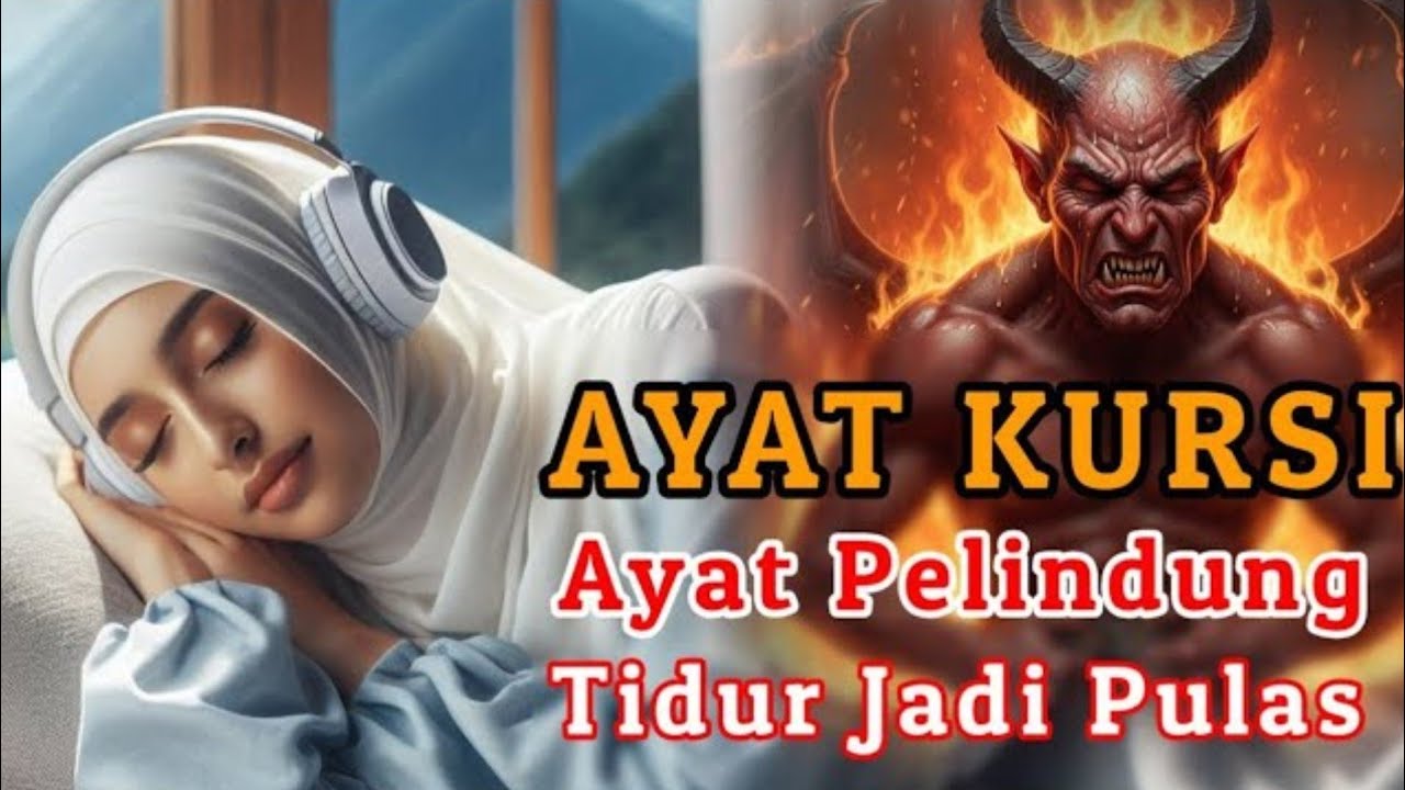 Ayat Kursi Pengusir Jin dan Setan | Bacaan Pengantar Tidur yang Menenangkan Hati dan Pikiran
