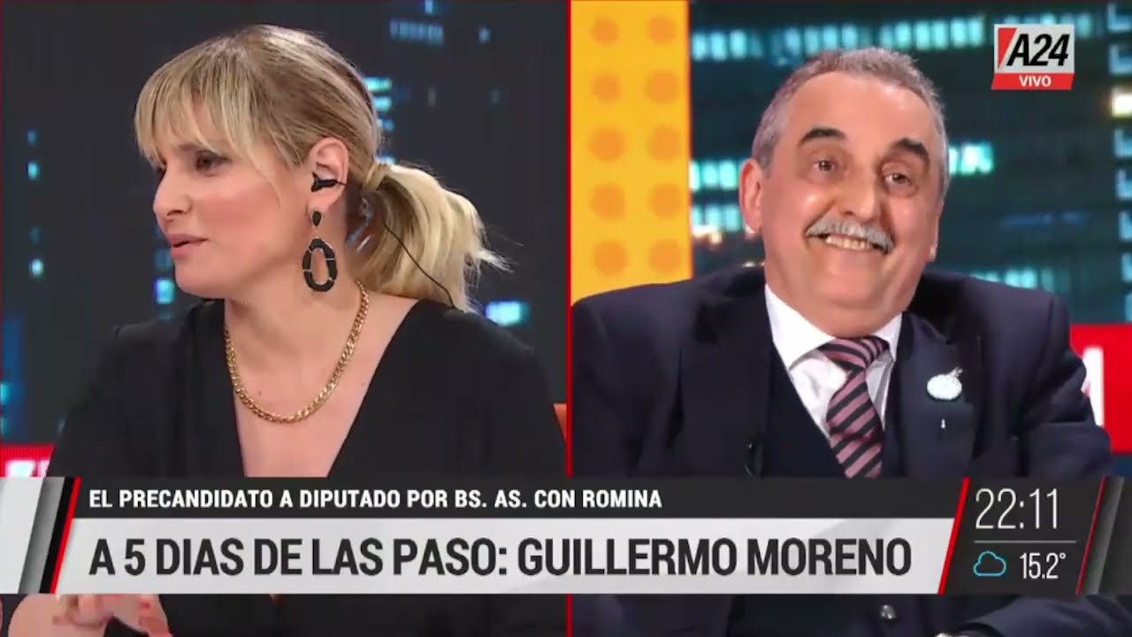Romina Manguel mano a mano con Guillermo Moreno - #RM (07/09/2021)