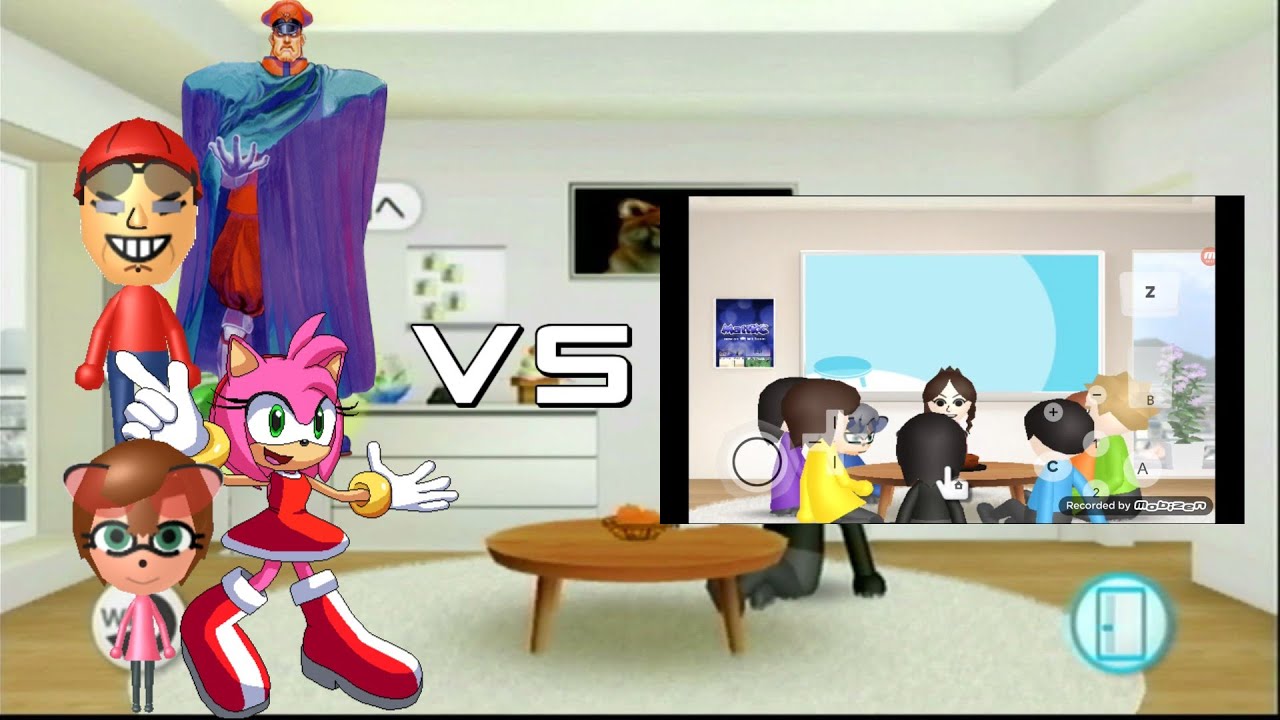SSBC CMC PLUS V8 EXTENDED M. BISON MII & AMY ROSE MII VS WII NO MA