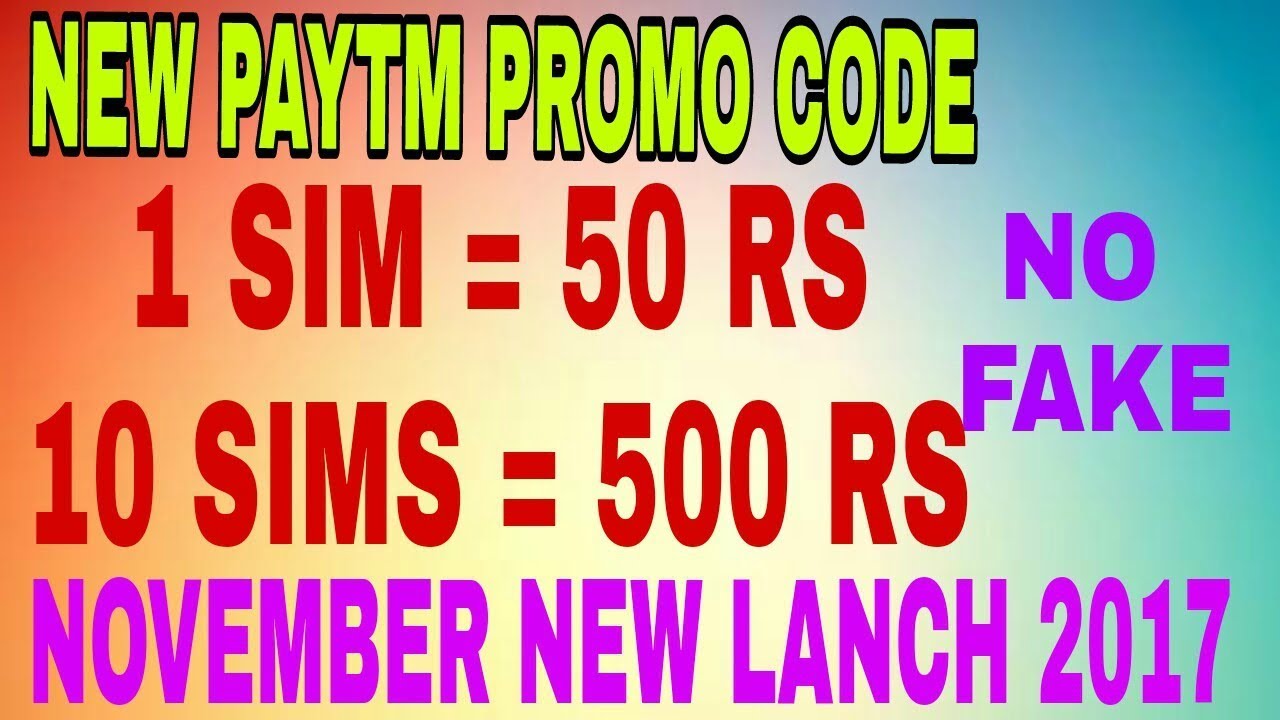 new paytm promo code november 2017 no fake 100% working || in telugu