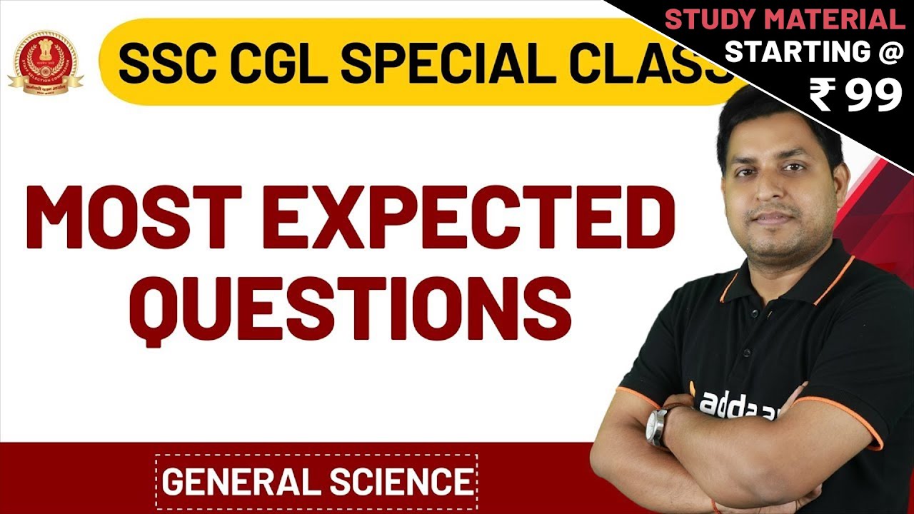 Most Expected Questions 2019 | General Science | SSC CGL