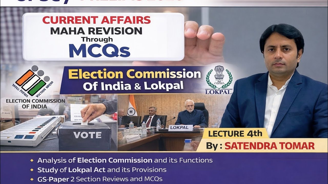 CA MAHA-REVISION LEC 4th # ELECTION COMMISSION & LOKPAL LOKAYUKTA