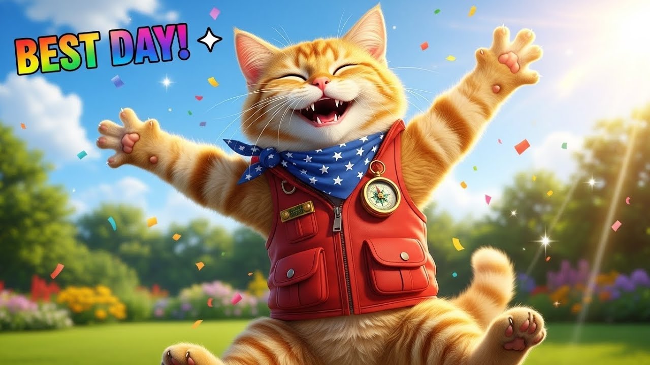 Buddy's BEST Day Ever! 🌟😺 A Perfect Fun Day | Kids Video