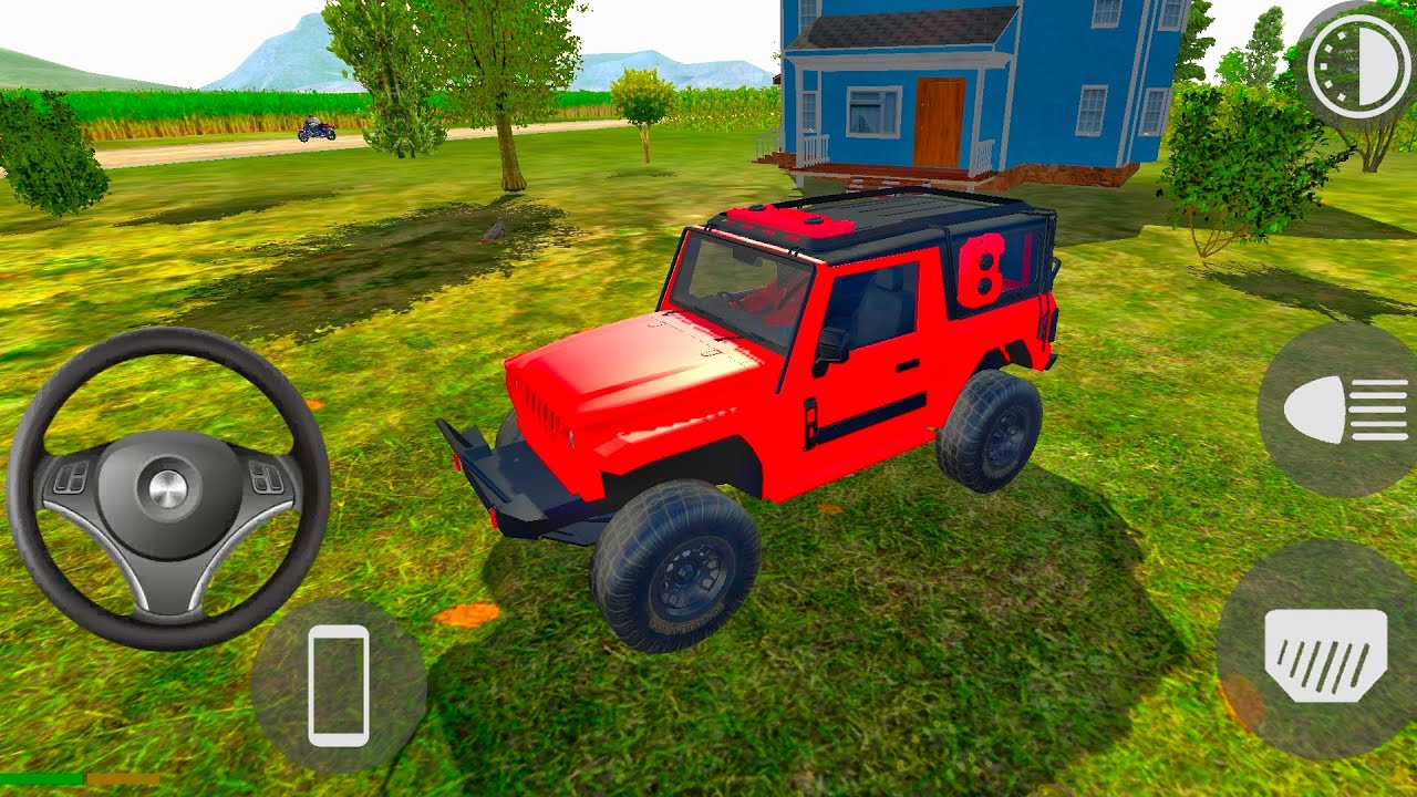 ❤️ Red Lamborghini Luxury Supercar High Speed Run | Indian Car Map | Driving Game 3D