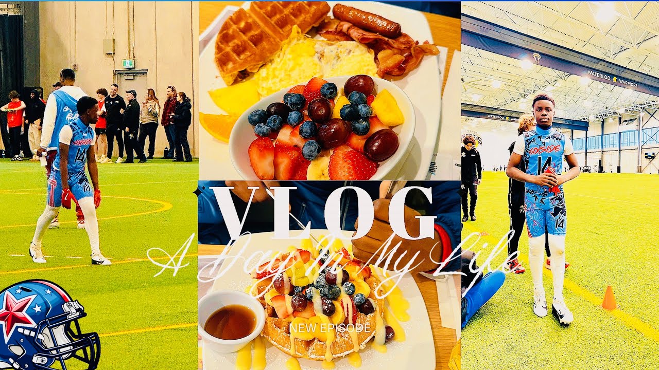 BREAKFAST WITH MY TWO MEN || SCRIMMAGE DAY UNIVERSITY OF WATERLOO 🏈