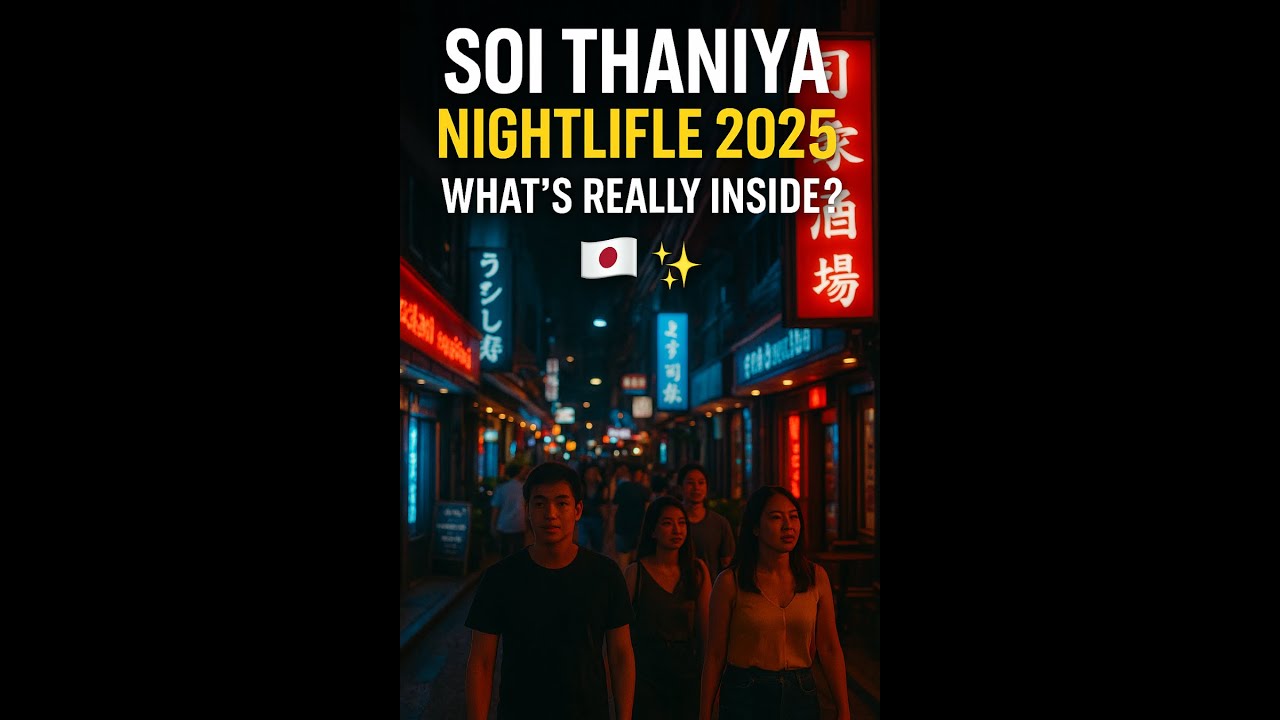 Ladyboy Bars Soi Thaniya Bangkok 2025 | Full Nightlife Walk
