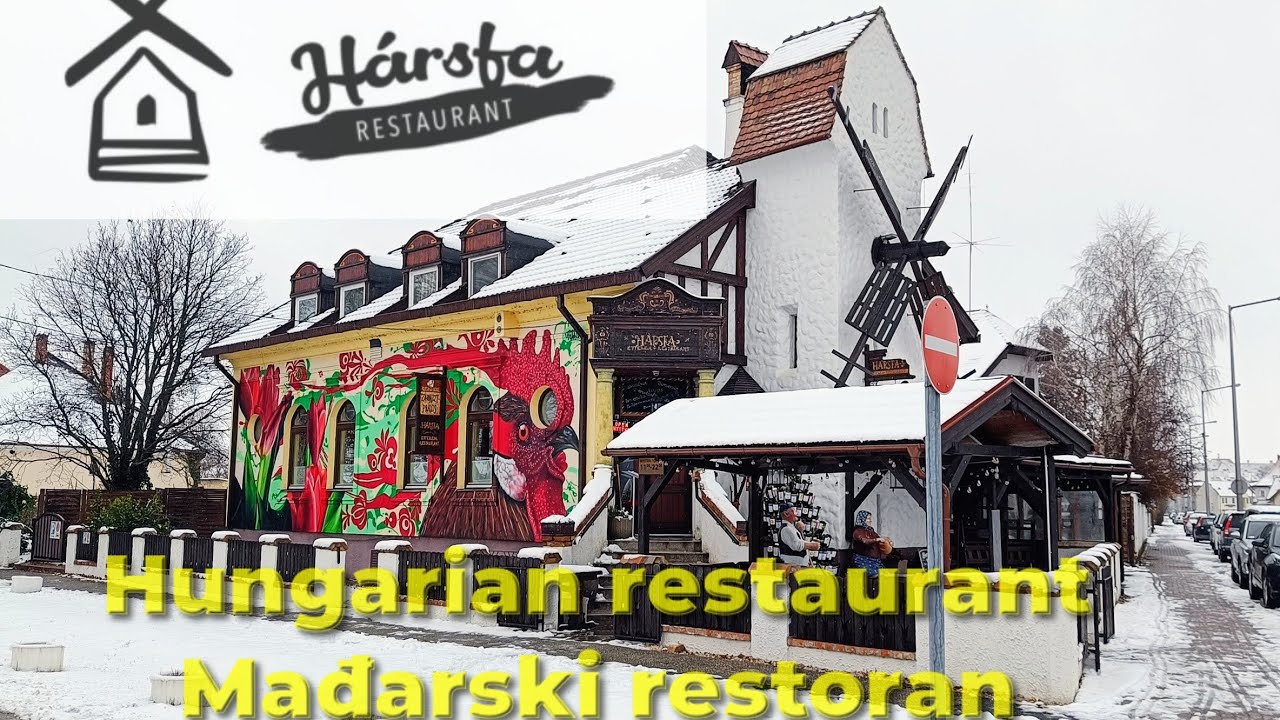 HARSFA  MAĐARSKI RESTORAN ETTEREM RESTAURANT Odlična klopa je ovde Mosonmagyarovar HUNGARY