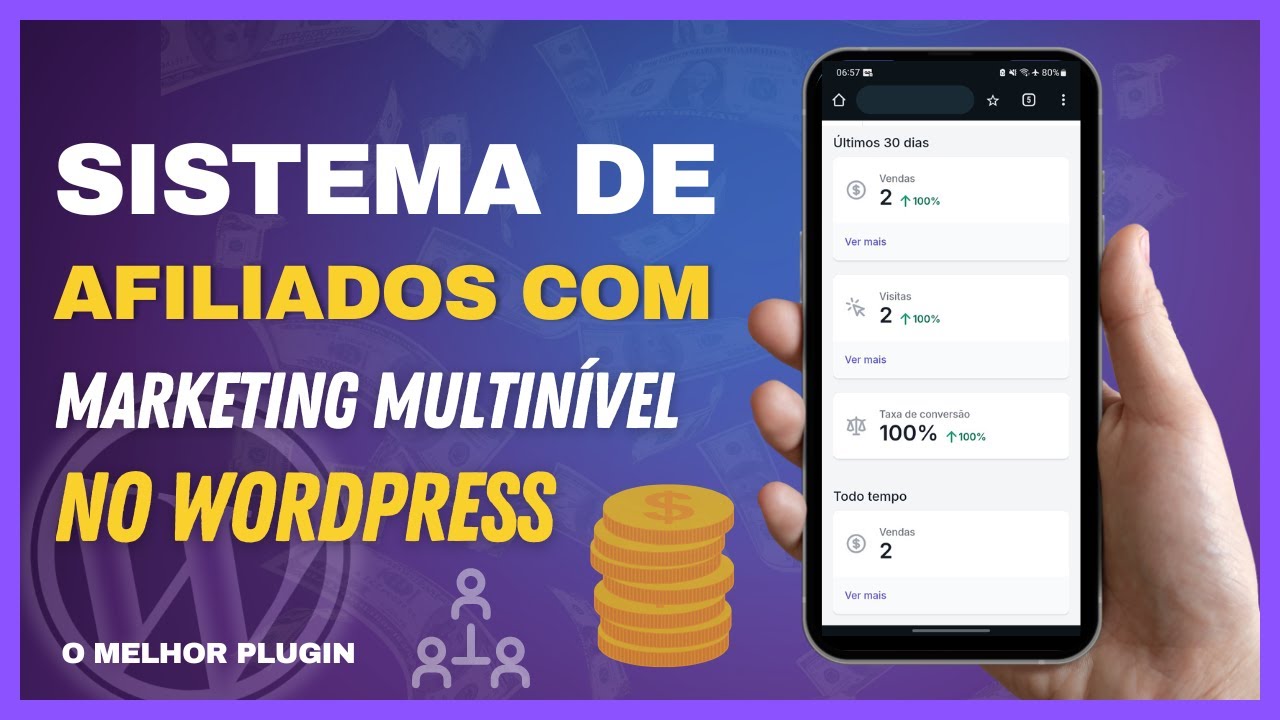 Como criar um sistema de afiliados com marketing multinível direto no wordpress - MELHOR PLUGIN