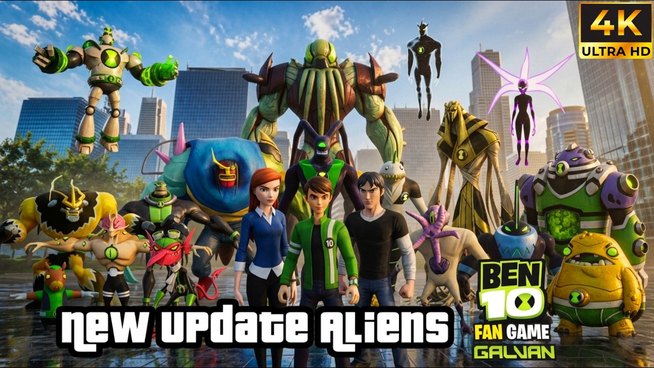All Upcoming Aliens & Abilities in Ben 10 GALVAN 🔥Gameplay in 4K Ultra HD