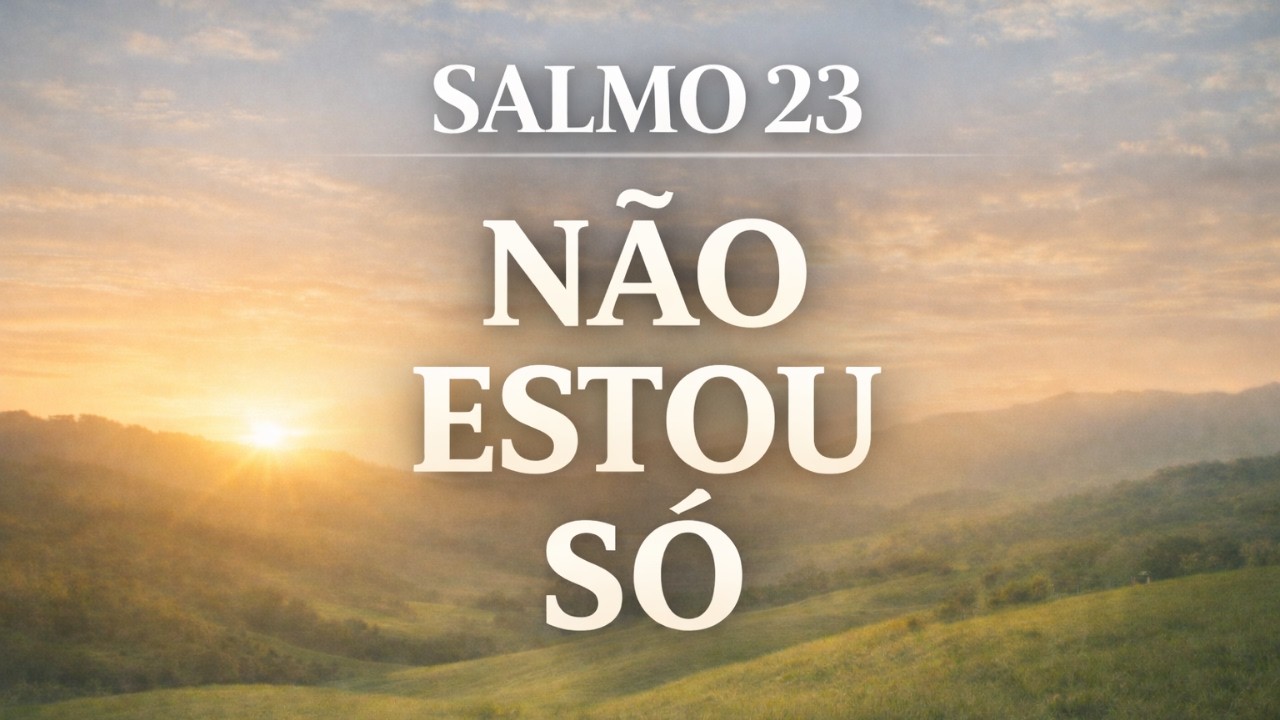 Salmo 23 | Uma oração para acalmar o coração e confiar em Deus