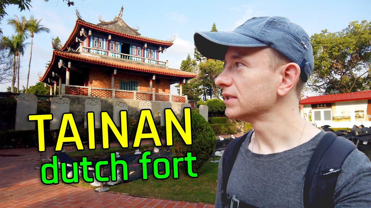 Tainan Taiwan Vlog - Scooters in Taiwan and Dutch Forts - 4K