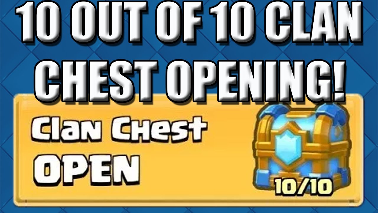 CLAN CHEST TIER 10 OPENING | CLASH ROYALE | MAX CLAN CHEST OPENING!