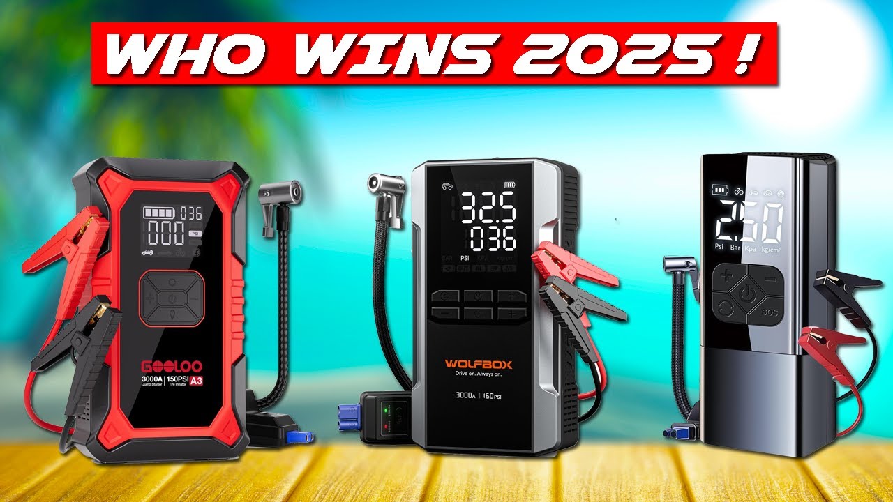 Best Car Jump Starter with Air Compressor 2025