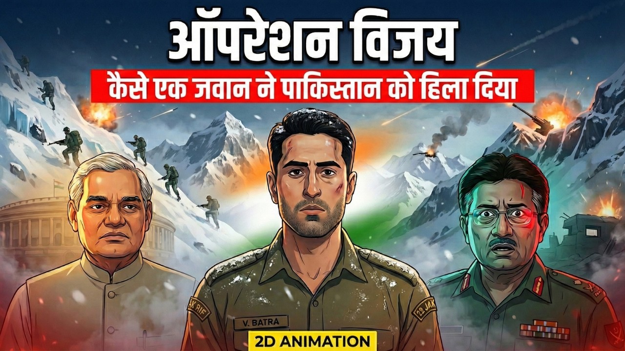 Captain Vikram Batra: How One Soldier Shook Pakistan | 2D Animation