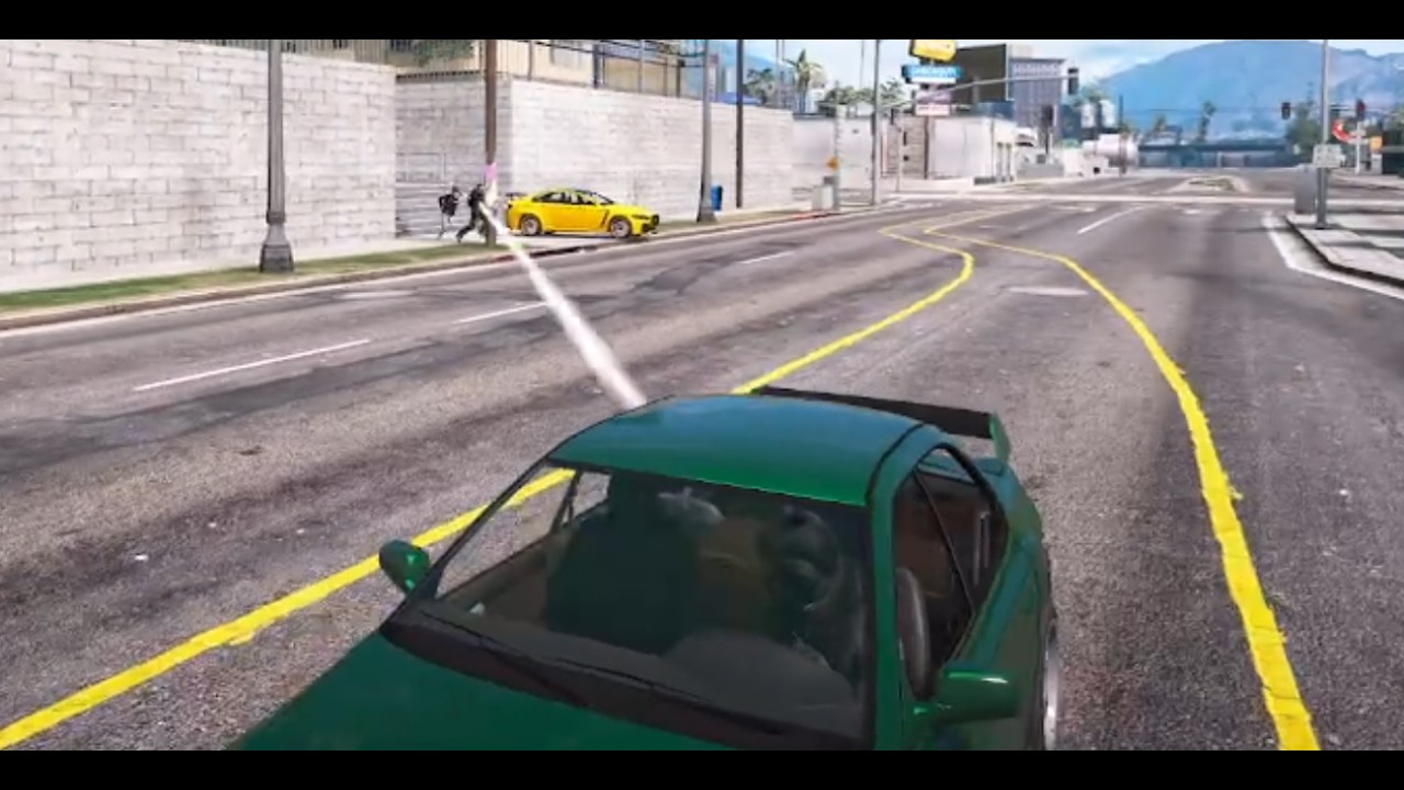 i almost died doing a driveby