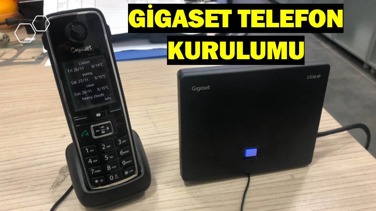 Gigaset IP Deck Telefon Kurulumu | Karel IP Santral Telsiz Deck Telefon