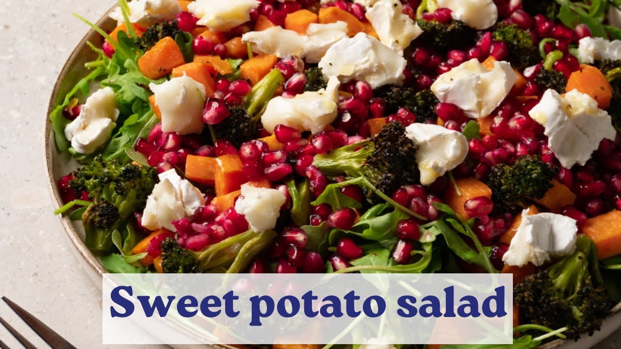 Sweet Potato Salad with Honey Mustard Dressing | Simple and Seriously Tasty