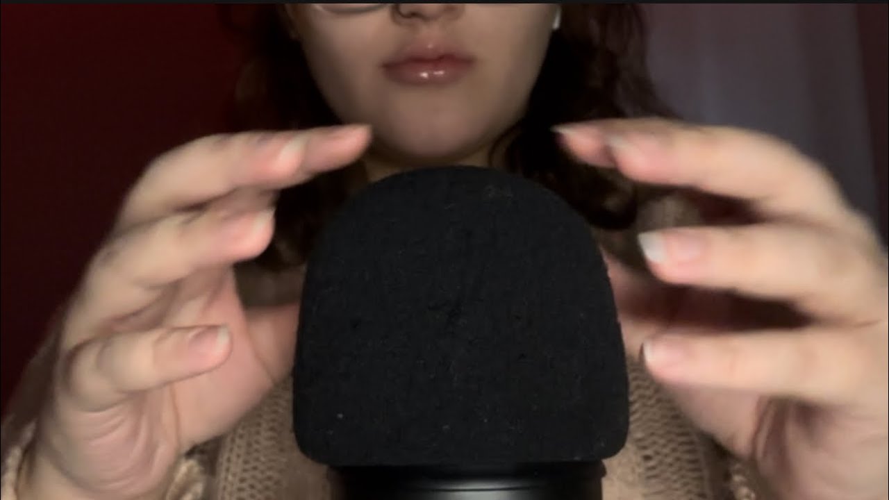 ASMR Foam Mic Scratching |Minimal Talking|