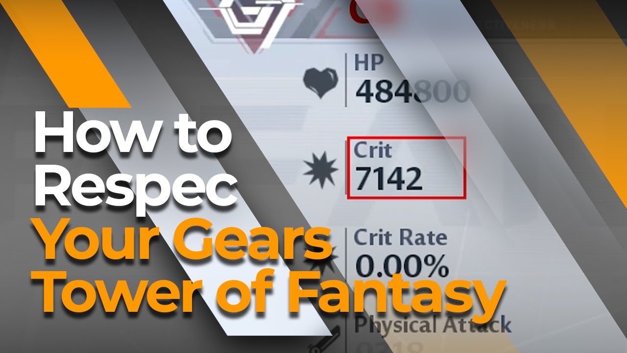 How to respec your gears in Tower of Fantasy - QUICK AND EASY