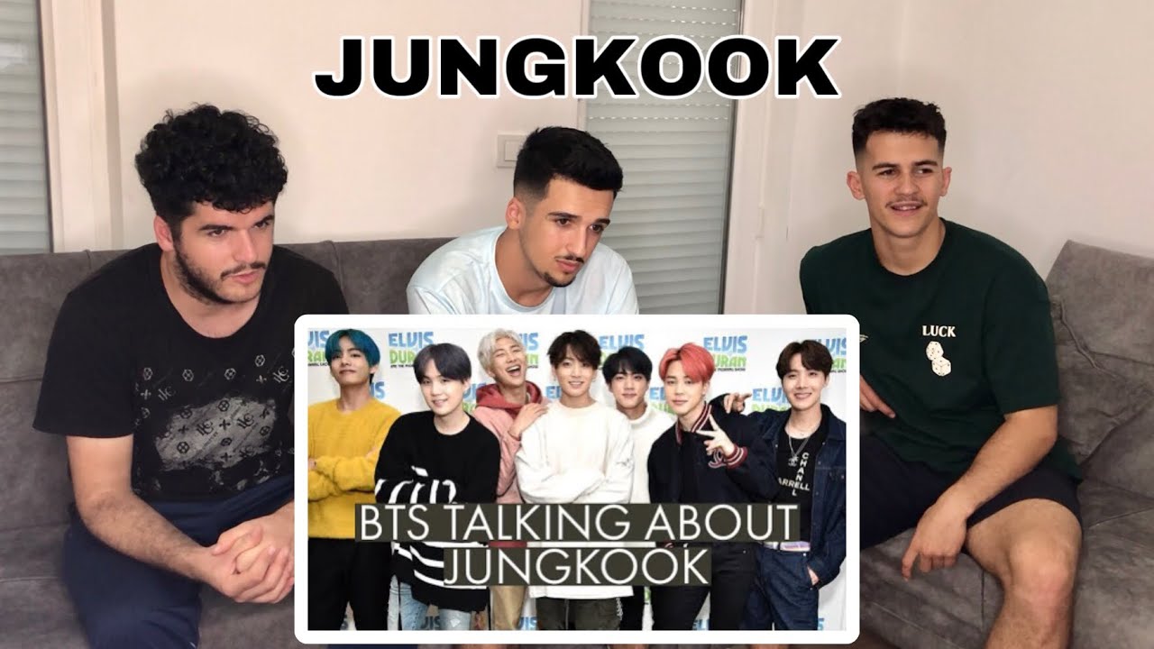 FNF Reacts to BTS Talking About JUNGKOOK | BTS REACTION