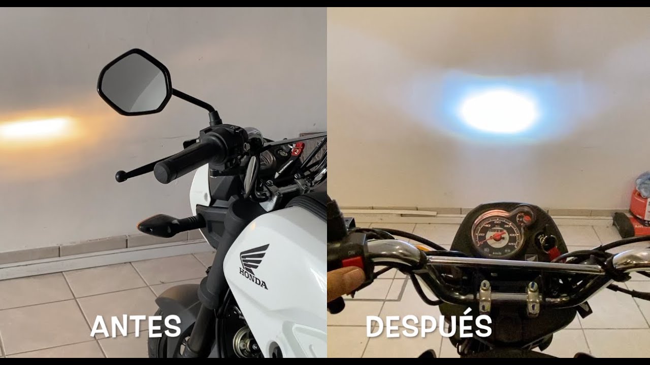 conversión de corriente para faro led a moto Navi