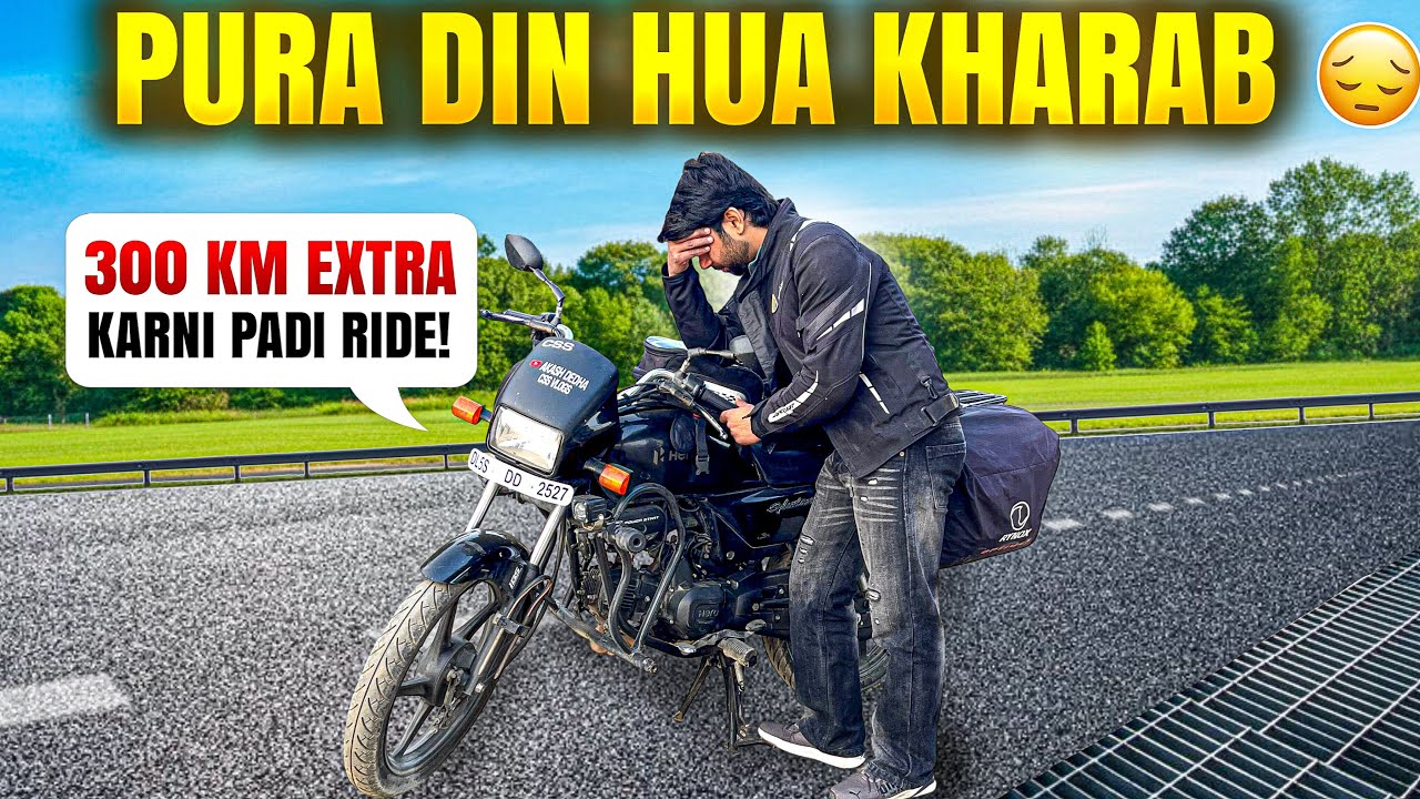 Pura Din Hua Kharab || Delhi to Gujarat || On My Splendor 100CC || #gujarat 