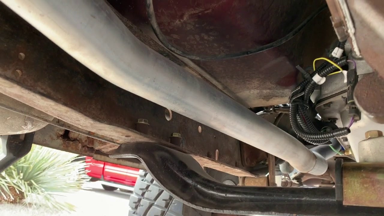 Chevy K10 4L80e and NP205 Swap behind a small block chevy