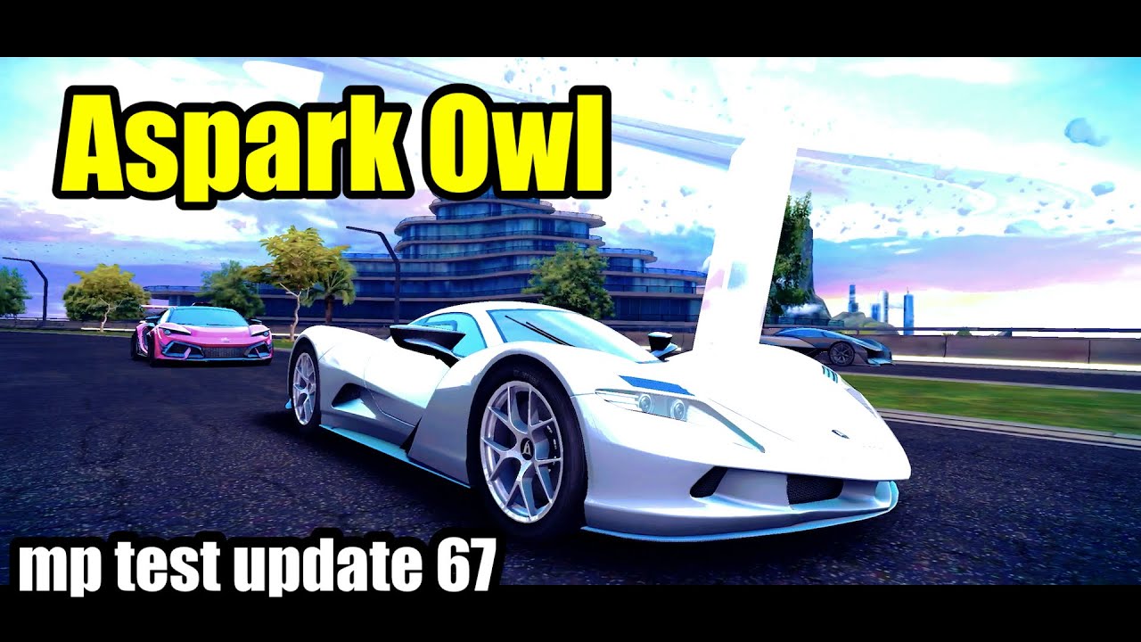 Asphalt 8, Aspark Owl multiplayer test update 67
