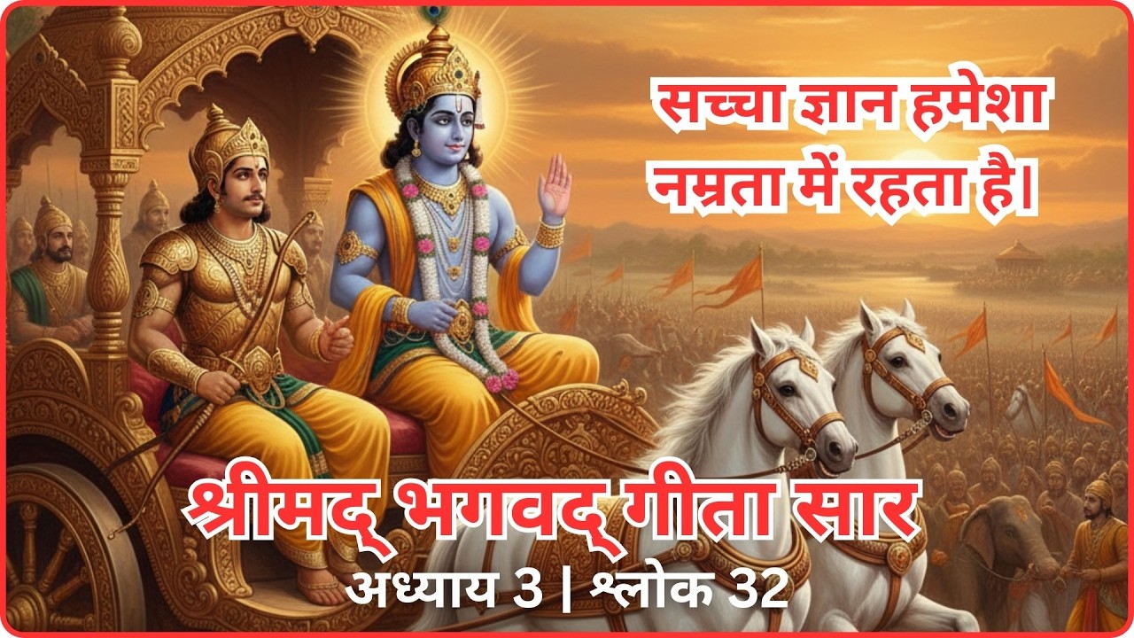 भगवद गीता –अध्याय 3, श्लोक 32 with Lyrics | Bhagwad Geeta 3.32 | Babli Rawat