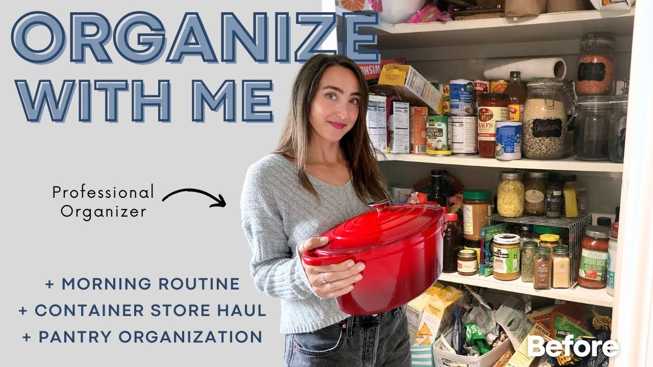 Day in the Life of a Professional Organizer: My Morning Routine & Pantry Organization for a Client