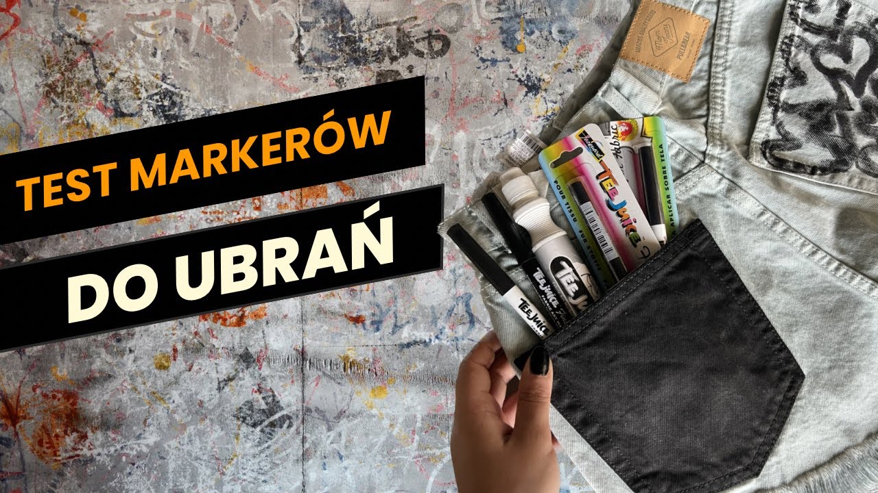 TEST: markery do ubrań z Jacquard | Testuję markery z Customizacja.pl | CustombyMJ | Monika Jurasik