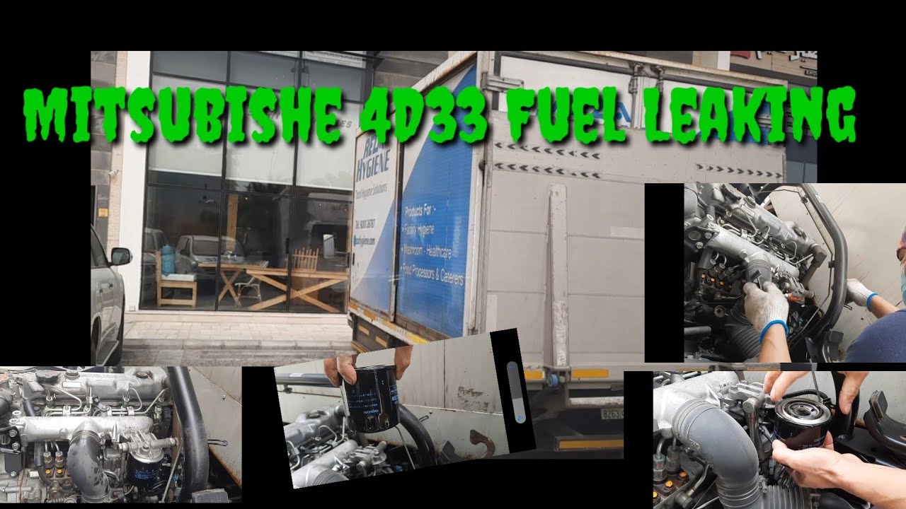 #Mitsubishi 4D33 Fuel leaking                  #4D33 Lock Off Power