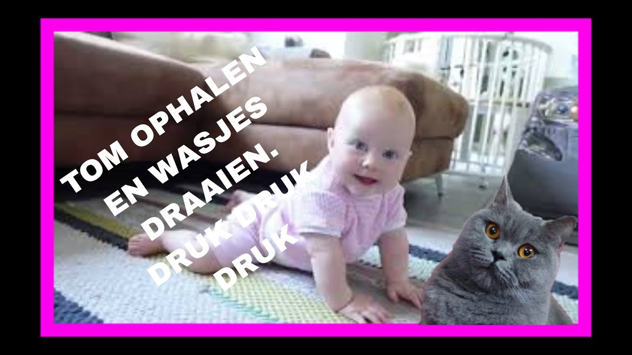 WASJES DRAAIEN EN TOM OPHALEN